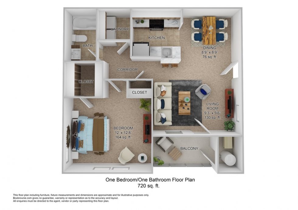 Floor plan The Abbey Devon Apartments